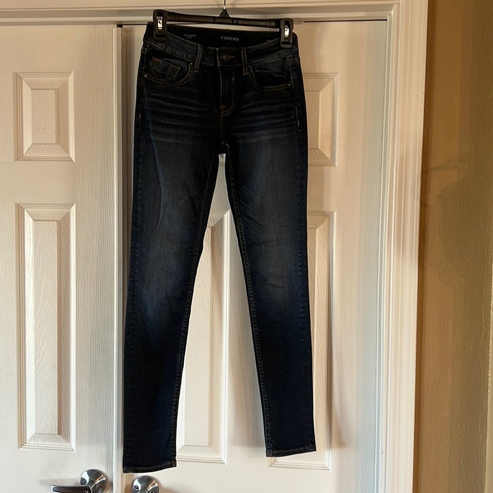 Vigoss jeans. Super cute to wear as long jeans or as capris with a cuff!